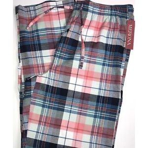 Farmhouse red plaid pajama pants